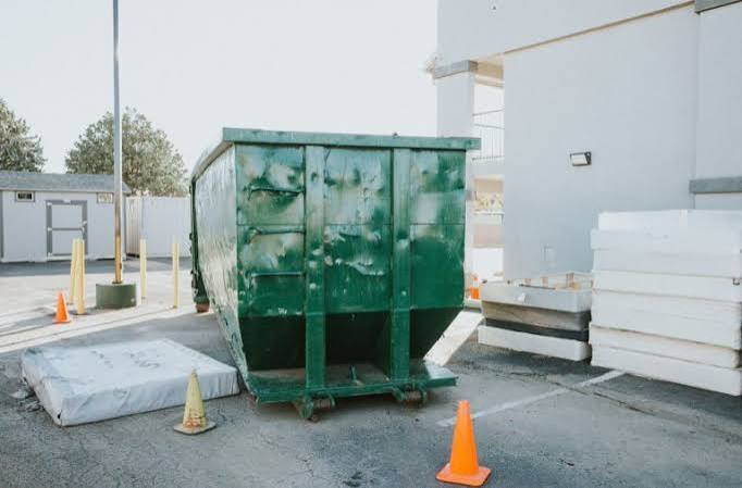Dumpster Pad Cleaning