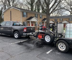 Pressure Washing apartment community pressure washing