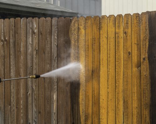 fence cleaning