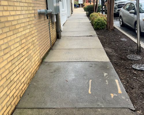sidewalk cleaning