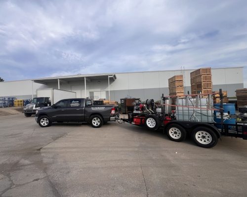 Commercial Pressure Washing warehouse pressure washing
