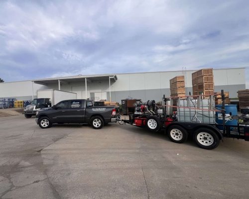 Industrial pressure washing in Greenville SC by Eco Blast Pressure Washing